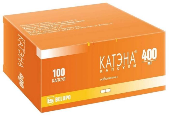 Катэна 400мг 100 шт капсулы