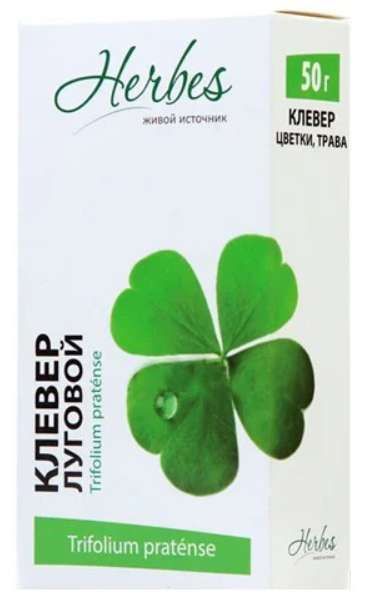 Клевер луговой трава 50г