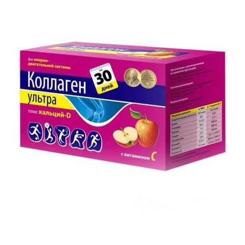 Коллаген ультра плюс 8г яблоко ca-d 30 шт пакет