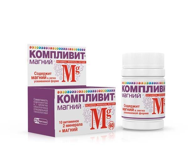 Компливит магний таблетки 60 шт