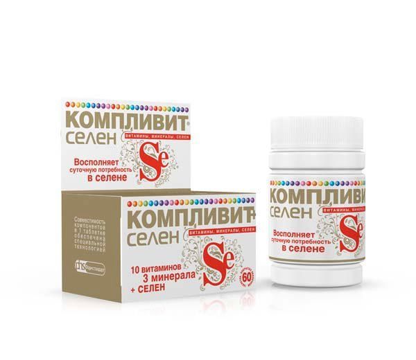 Компливит селен таблетки 60 шт