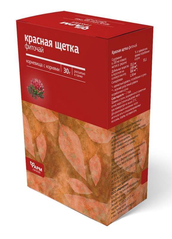 Красная щетка фиточай 30г