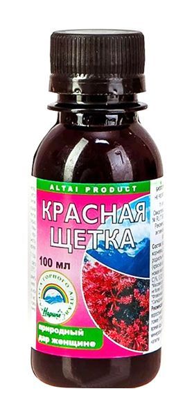 Красная щетка капли 100мл