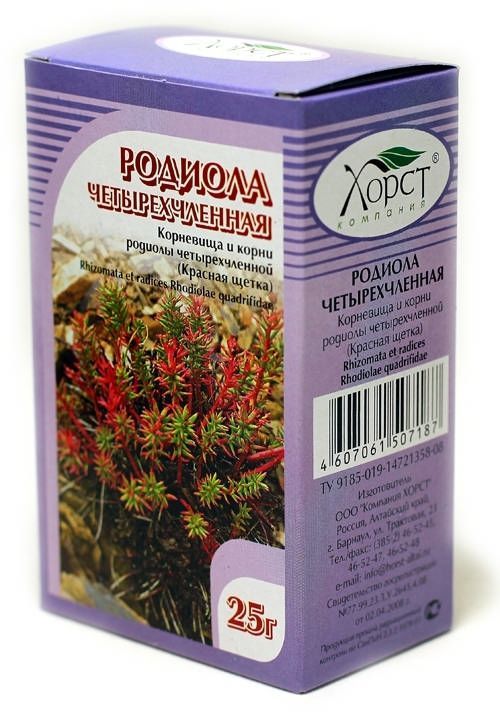 Красная щетка корневища и корни фиточай 25г