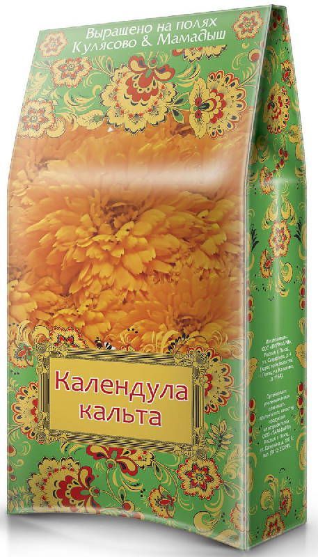 Кулясово &amp; мамадыш календула кальта цветки 50г
