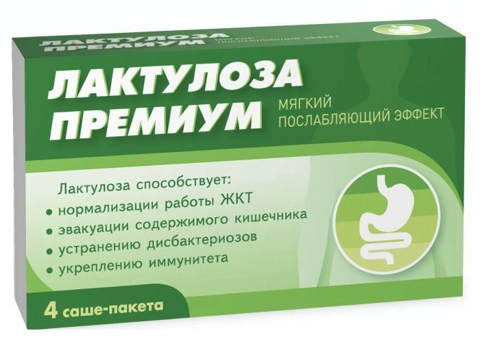 Лактулоза премиум порошок 4 шт