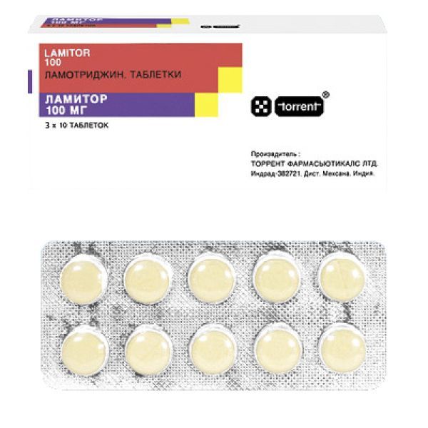 Ламитор 100мг 30 шт таблетки