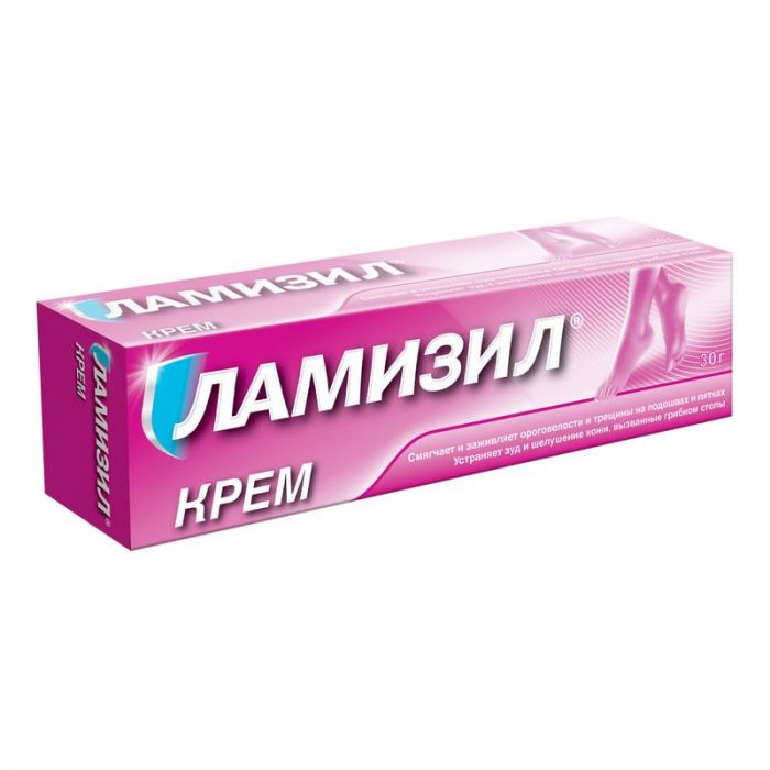 Ламизил крем для лечения грибка стопы, крем 1%, 30г