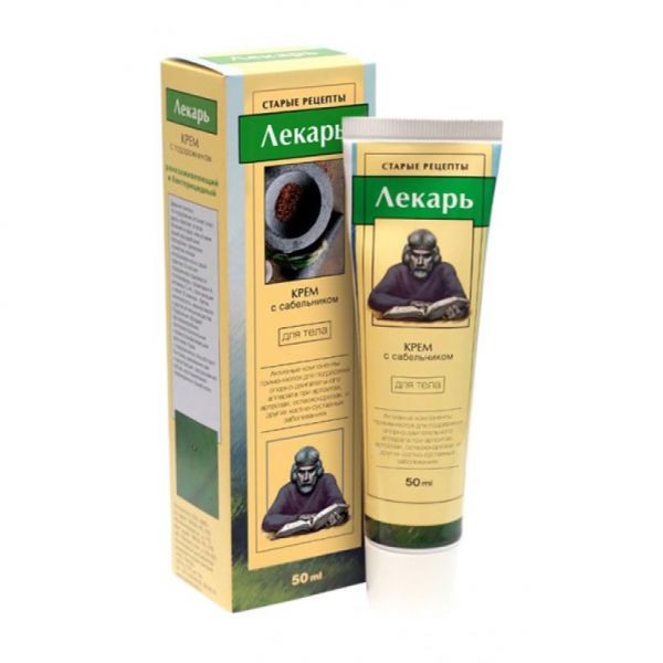 Лекарь крем для тела сабельник 50мл