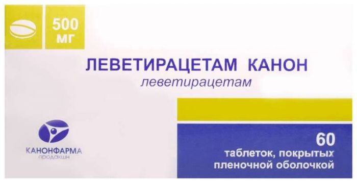 Леветирацетам канон 500мг 60 шт таблетки покрытые пленочной оболочкой