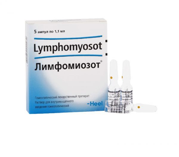 Лимфомиозот 1,1мл 5 шт раствор для инъекций biologische heilmittel heel gmbh