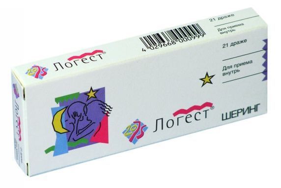 Логест 75мкг+20мкг 21 шт таблетки покрытые оболочкой
