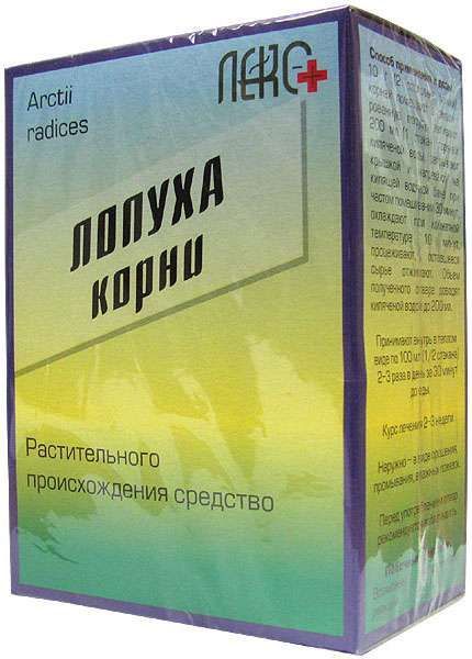 Лопуха корень 50г лек с+