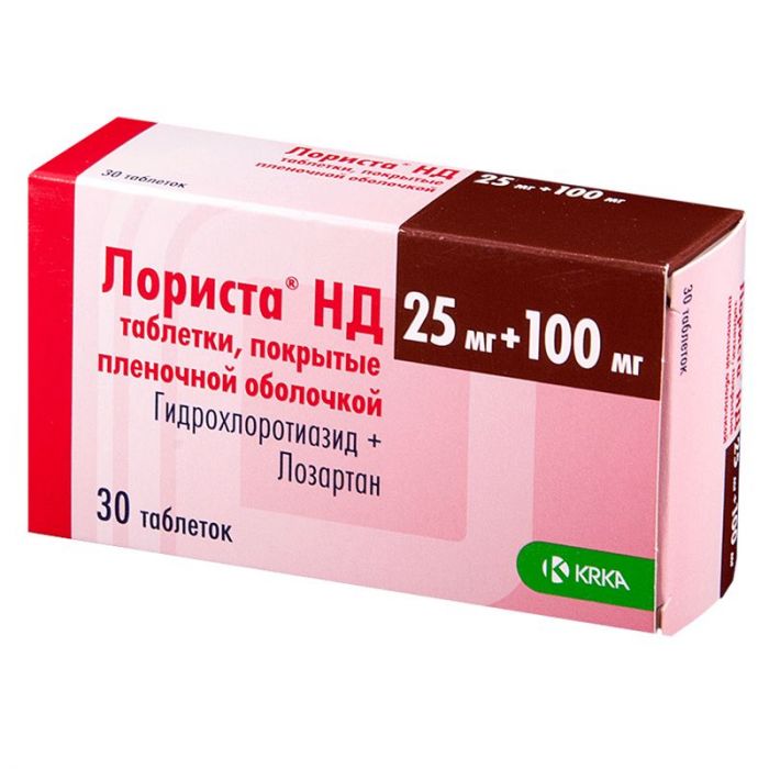 Лориста нд 30 шт таблетки