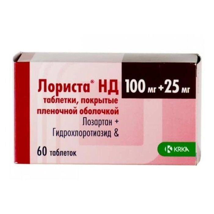 Лориста нд 60 шт таблетки