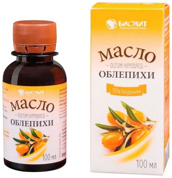 Масло облепихи 100мл