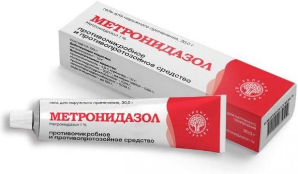 Метронидазол 1% 30г гель для наружного применения