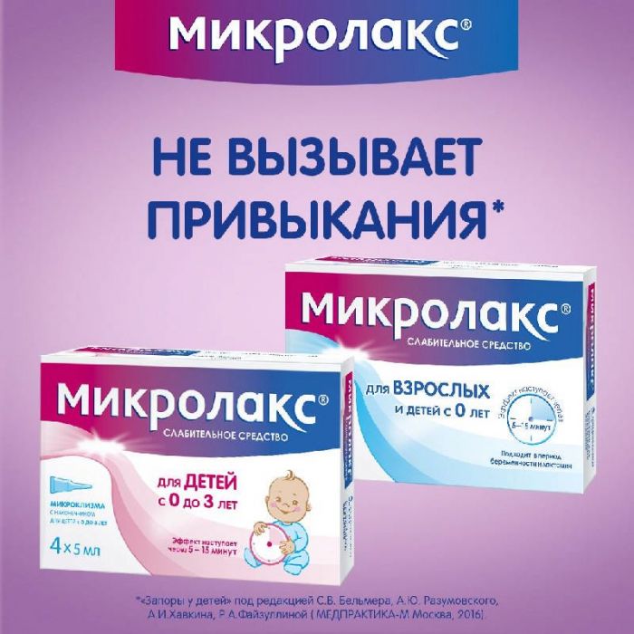 Микролакс раствор для ректального введения (микроклизмы) 5мл 12 шт