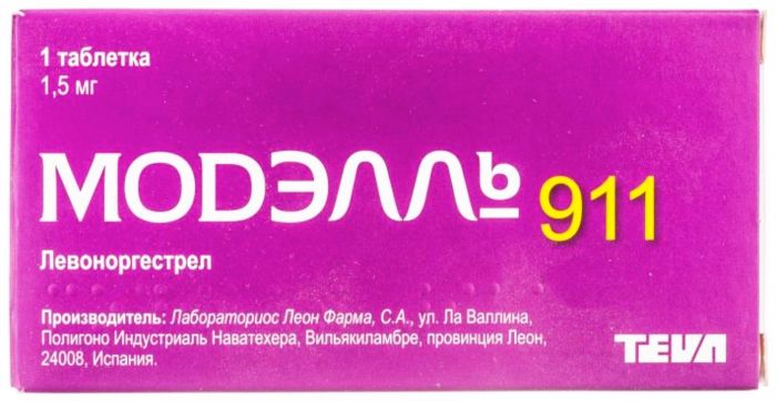 Модэлль 911 1,5мг 1 шт таблетки