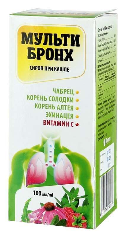 Мульти бронх сироп при кашле 100мл