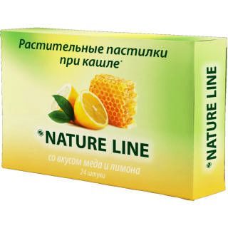 Натурлайн леденцы с растительными экстрактами мед/лимон 24 шт