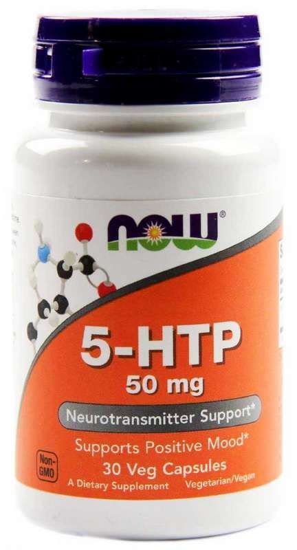 Нау фудс 5-htp капсулы 50мг 30 шт