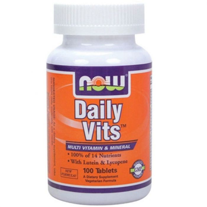 Нау фудс дейли витс таблетки покрытые оболочкой 100 шт