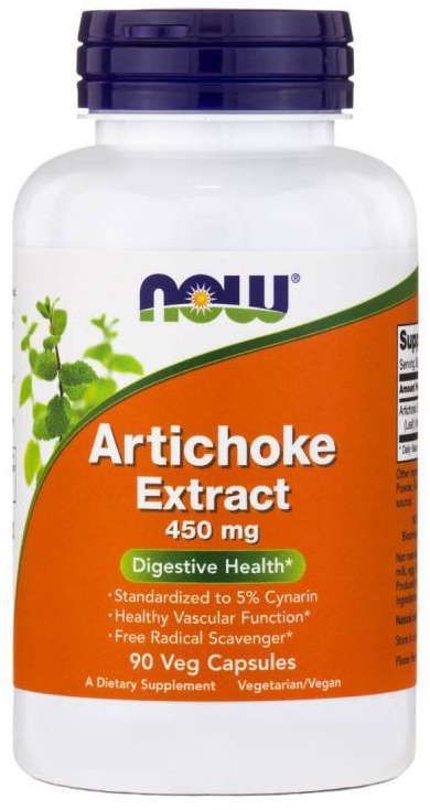 Нау фудс экстракт артишока капсулы 450мг 90 шт