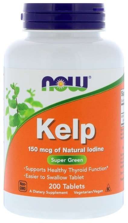 Нау фудс келп таблетки 200 шт