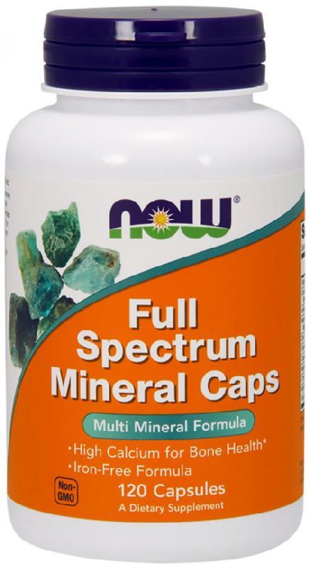 Нау фудс полный спектр минералов капсулы 120 шт