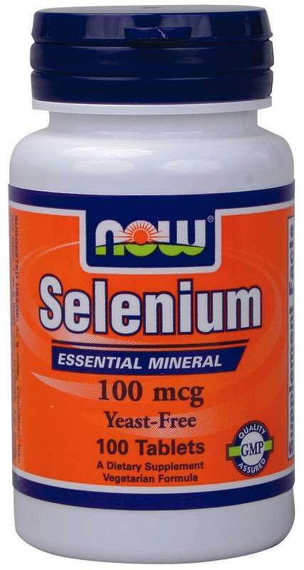 Нау фудс селениум таблетки 100мкг 100 шт