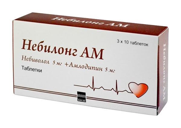 Небилонг ам 30 шт таблетки