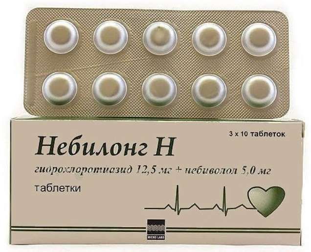 Небилонг н 30 шт таблетки