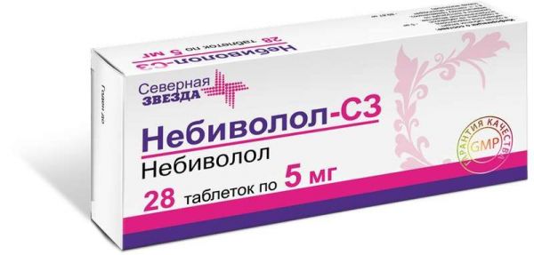 Небиволол-сз 5мг 28 шт таблетки