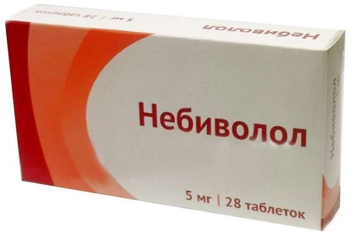 Небиволол 5мг 28 шт таблетки