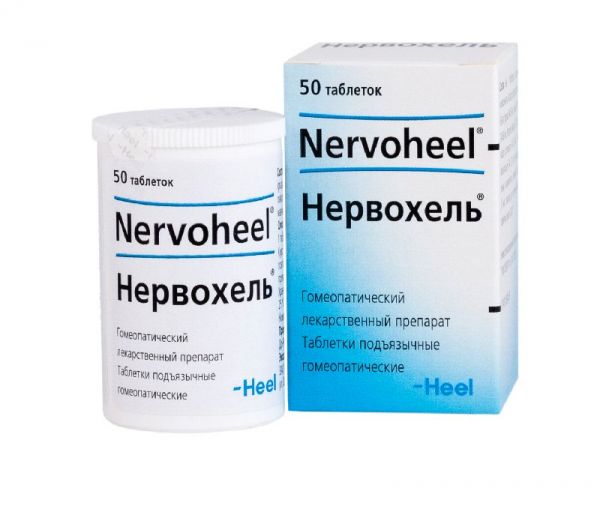 Нервохель 50 шт таблетки для рассасывания biologische heilmittel heel gmbh
