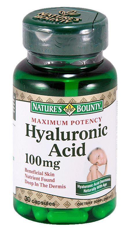 Нэйчес баунти капсулы 100мг гиалуроновая кислота 30 шт