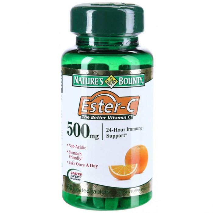 Нэйчес баунти таблетки 500мг эстер-с 60 шт