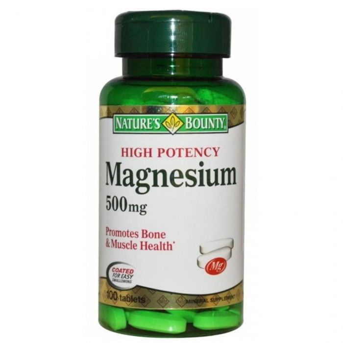 Нэйчес баунти таблетки 500мг магний 100 шт