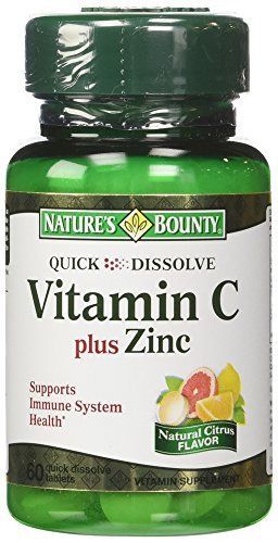 Нэйчес баунти таблетки витамин с плюс цинк 60 шт