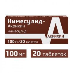 Нимесулид-акрихин 100мг 20 шт таблетки