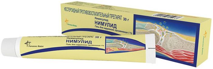 Нимулид 1% 30г гель для наружного применения