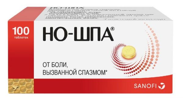 Но-шпа 40мг 100 шт таблетки