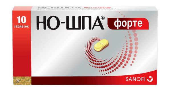 Но-шпа форте 80мг 10 шт таблетки
