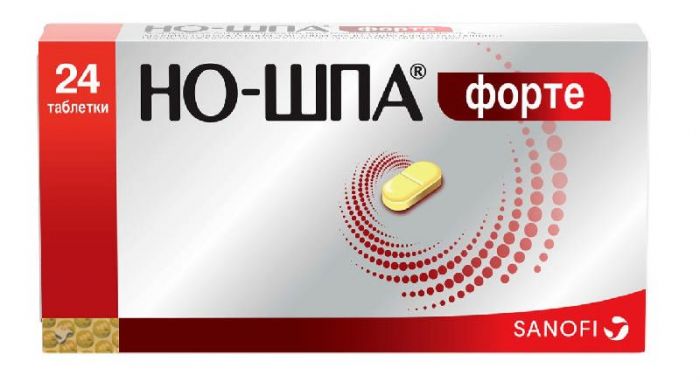 Но-шпа форте 80мг 24 шт таблетки