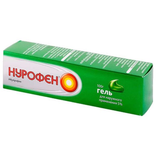 Нурофен 5% 100г гель для наружного применения