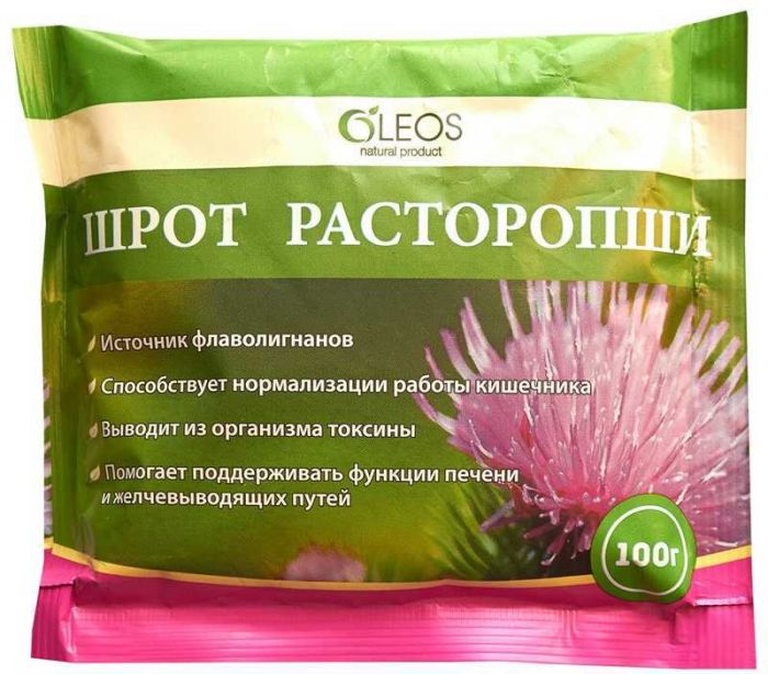 Олеос шрот расторопши 100г