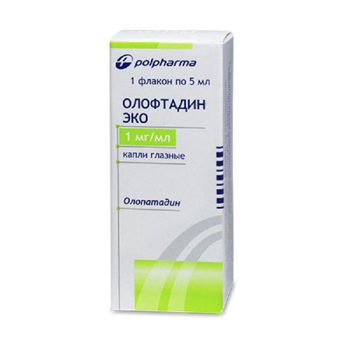 Олофтадин эко 1мг/мл 5мл 1 шт капли глазные