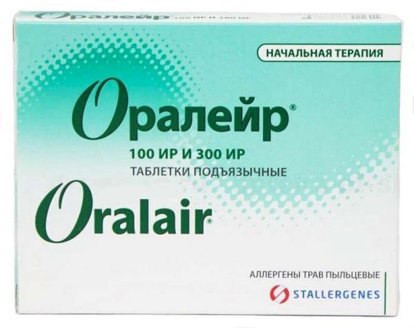 Оралейр (100ир 3 шт + 300ир n28) 3 шт1 таблетки подъязычные