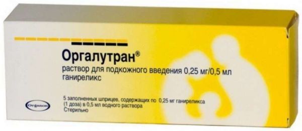 Оргалутран 0,25мг/0,5мл 5 шт раствор для подкожного введения vetter pharma-fertigung